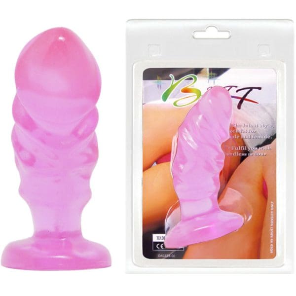 BAILE - UNISEX ANAL PLUG WITH PINK SUCTION CUP 4